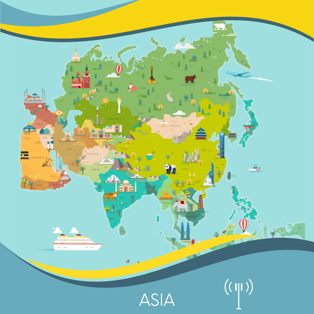 Asia (7 areas)